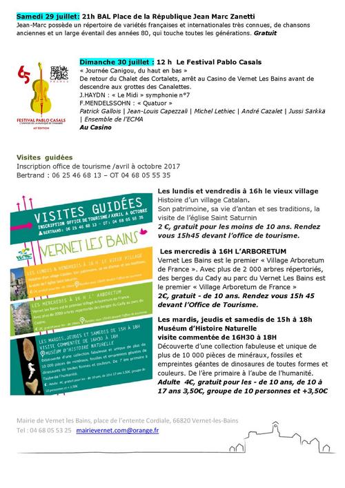 Programme Juillet 2017 Hotel Princess Vernet les Bains4
